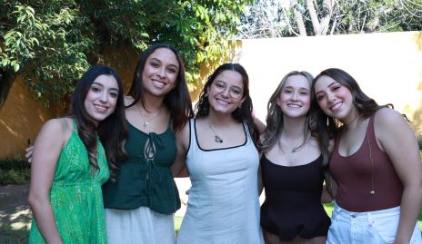  Andrea Izar, Karina de la Garza, Natalia Arocha, Estrella Aguilar y Mónica Flores.