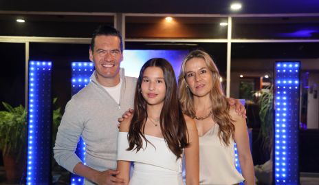  Sergio Zapata, Alexia Zapata y Marcela Torres.