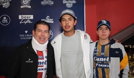  Joel Armendariz, Jorge Armendariz y Pedro Contreras.