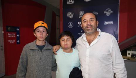  Juan Pablo García, Patricio Trujillo y Ricardo Trujillo.