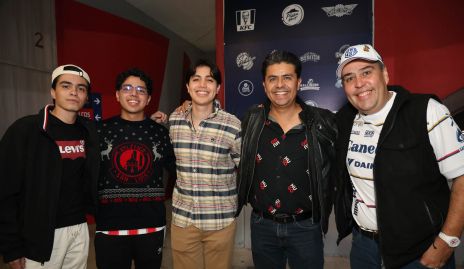  Diego Anaya, Hugo Alfaro, Víctor Cano, Víctor Cano y Ramsés Arreola.