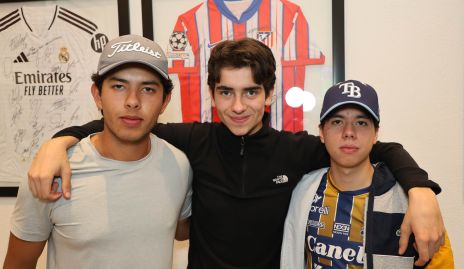  Jorge Armendariz, Luis Dauajare y Pedro Contreras.