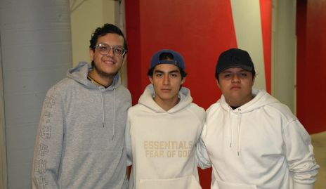  Alfredo Martínez, Mauricio Coronado y Antonio Montelongo.