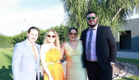  Gustavo Lafuente, Alejandra Flores, Carla Rousette y Alejandro Acebo.