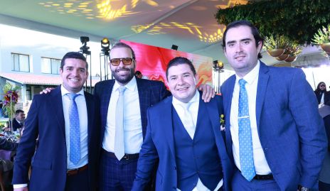  Marcelo Pérez, Juan Valdés, Gabriel Espinosa y Gabriel Arellano.