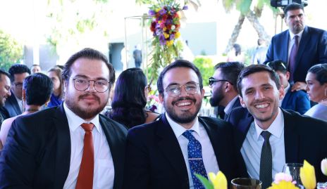  René Hernández, José María Lomelí y Ramón Zacarías.