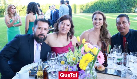  Cuauhtémoc Salazar, Norma Torres, Mónica Reyes y Óscar Villegas.