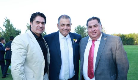  Francisco Esmeralda, Gabriel Espinosa y Chapo Torres.