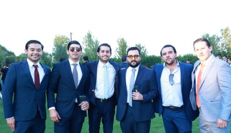  Daniel Ortega, Jorge Rangel, Gonzalo Calderón, Diego López, Leonel Peña y Gustavo Lapuente.