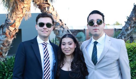  Ruddy Pérez, Victoria Ramírez y Alejandro Mercado.