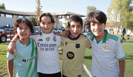  Diego Guerrero, Patricio Torres, Emiliano Sánchez y Diego.