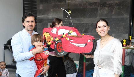  Guillermo Gómez, Álvaro Gómez y Michell Cano.