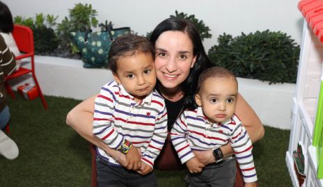  Eugenio Campos, Luli Lamas y Patricio Campos.