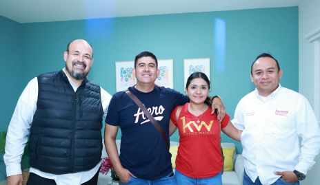  Toño Leal, Juan Pablo, Ivette y Héctor de KW.