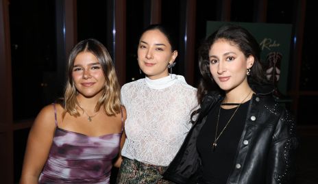  Caro Frulo, Úrsula Contreras y Valeria Calvillo.