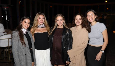  Ana Sofía, Claudia Segoviano, Andrea Elizondo, Elsa Dahda y Valeria Alcalde.