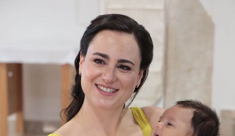  Susana Schekaiban con su hijo Santiago Hernández.