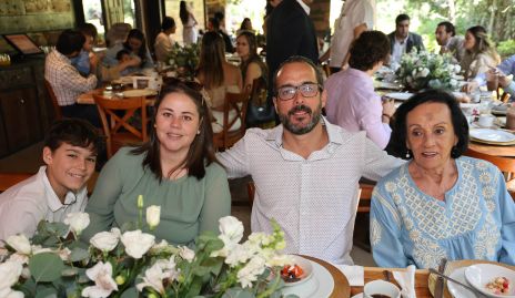  Matías Salgado, Mila Nemer, Agustín Salgado y Susana Félix.