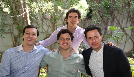  José de Jesús Reyes, Luis Torres, Sebastián Garza y Bernardo Herrera.