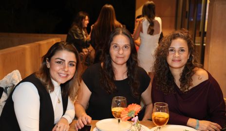 Andrea Muñoz, Maribel Alcorta y Paulina Macías.