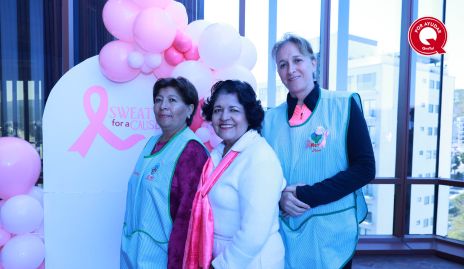  Lorena Jurado, Rita Mancilla y Clara Perogordo.