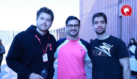  Alejandro Eguía, Diego Aguilar y Mauricio Flores.