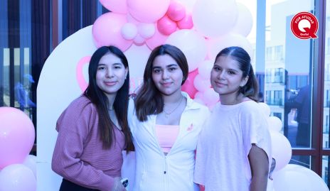  Alexia Vara, Johana Araiza y Victoria Sánchez.