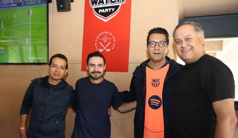  Edwin Zamudio, Luis Castillo, Gerardo González y Ernesto Castillo.