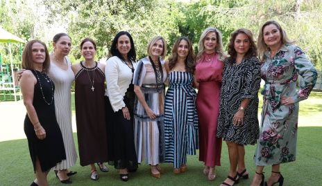  Miriam González, Claudia Quintero, Susana Jonguitud, Marcela de la Maza, Silvia Aguilar, Martha Chalita, Paty Annette Ruiz, Maru Díaz Infante y Silvia Carrillo.