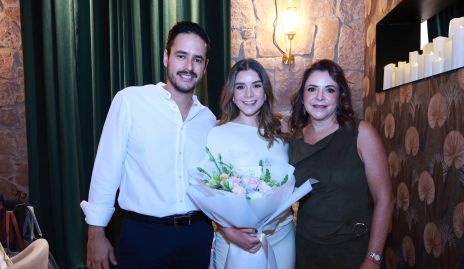  Luis Miguel Cabral, Paulina Estrada y Marisol Dieguez.