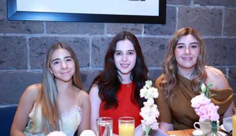  Estefanía Leija, Renata Castillo y Ana Gaby Motilla.