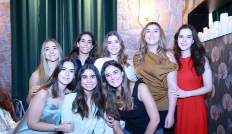  Estefanía Leija, Alejandra Martínez, Paulina Estrada, Ana Gaby Motilla, Renata Castillo, Isabel Pérez, Rocío de la Vega y María Dolores Gómez.