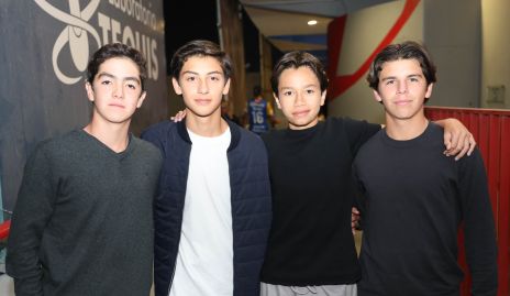  Marcelo Vera, Gabriel Veliz, Marcelo Estrada y Hugo Vidal.