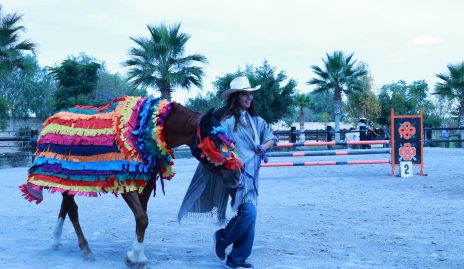 María Paula Silva con Valentino.