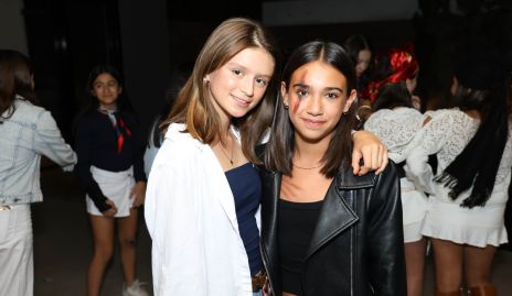  Doménica Jiménez y Silvana Vázquez.