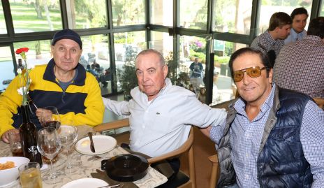  Juan Carlos Uría, Abelardo Uría y Pablo Sáenz.