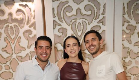  Mauricio Martínez, María José y Ramón Zacarías.