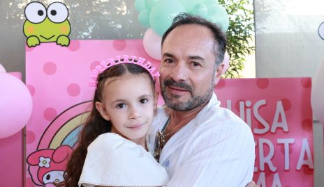  Emma y su papá Eduardo Ramos.