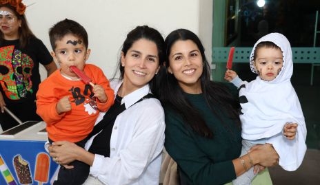   Jerónimo Hernández, Daniela González, Lucía González y Marcelo Espinosa.