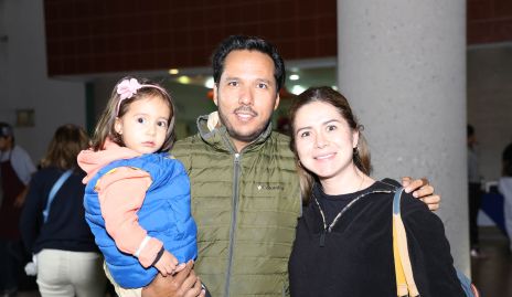  María Emilia Rivera, Ricardo Rivera y Daniela Meléndez.