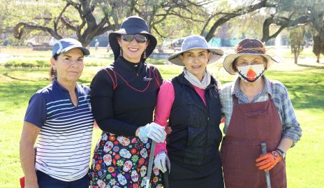  Tere Foyo, Rocío Moctezuma, Carla Ruiz e Isabel Benítez.