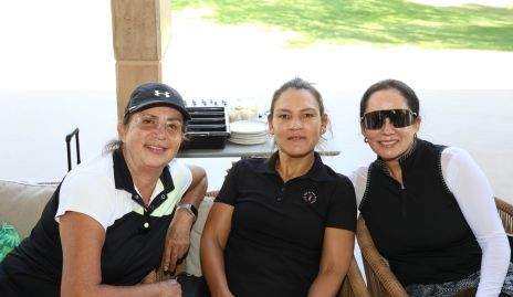  Marcela Rangel, Maricela Pérez y Alma Méndez.