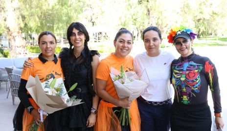  Alessia Mendoza, Lucía Galarza, Libeth Olivas, Mariana Acebo y Isabela Morales.