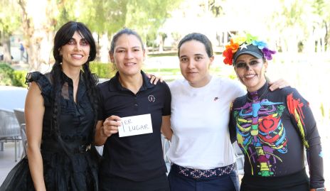  Lucía Galarza, Maritere García, Mariana Acebo e Isabela Morales.