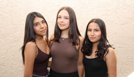  Regina Hernández, Fernanda Humara y Ximena Montante.
