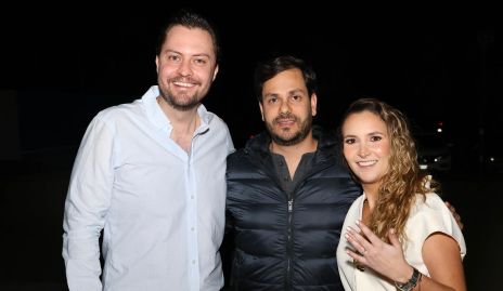  Pato Lozano, Javier Medlich y Lucila Andrade.