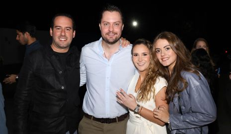  Jürgen Mebius, Pato Lozano, Lucila Andrade y Georgina León.