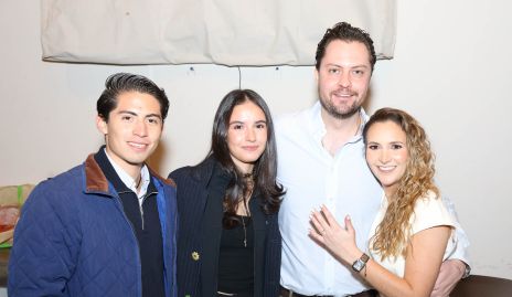  Iker Galarza, Valentina Herrera, Pato Lozano y Lucila Andrade.