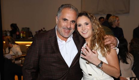  Carlos Andrade con su hija Lucila.
