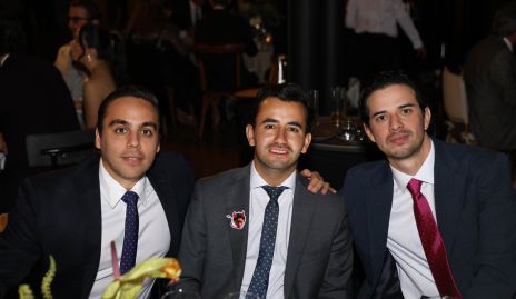  Eduardo Serrano, Mario del Valle y Juan Gerardo Ortuño.